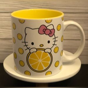 Hello Kitty lemons Coffeee tea Cake Soup mug BNWT